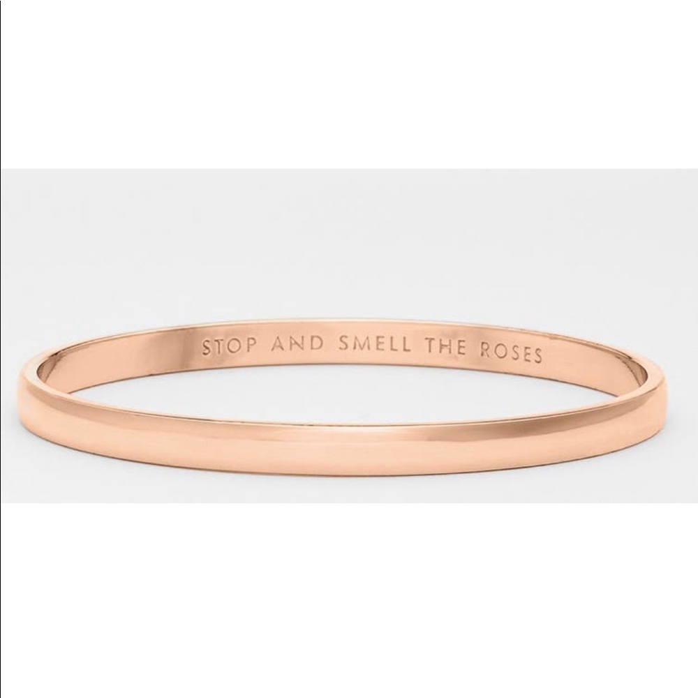 Kate Spade rose gold plated bangle